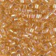 Miyuki delica kralen 8/0 - Transparent light amber ab DBL-100